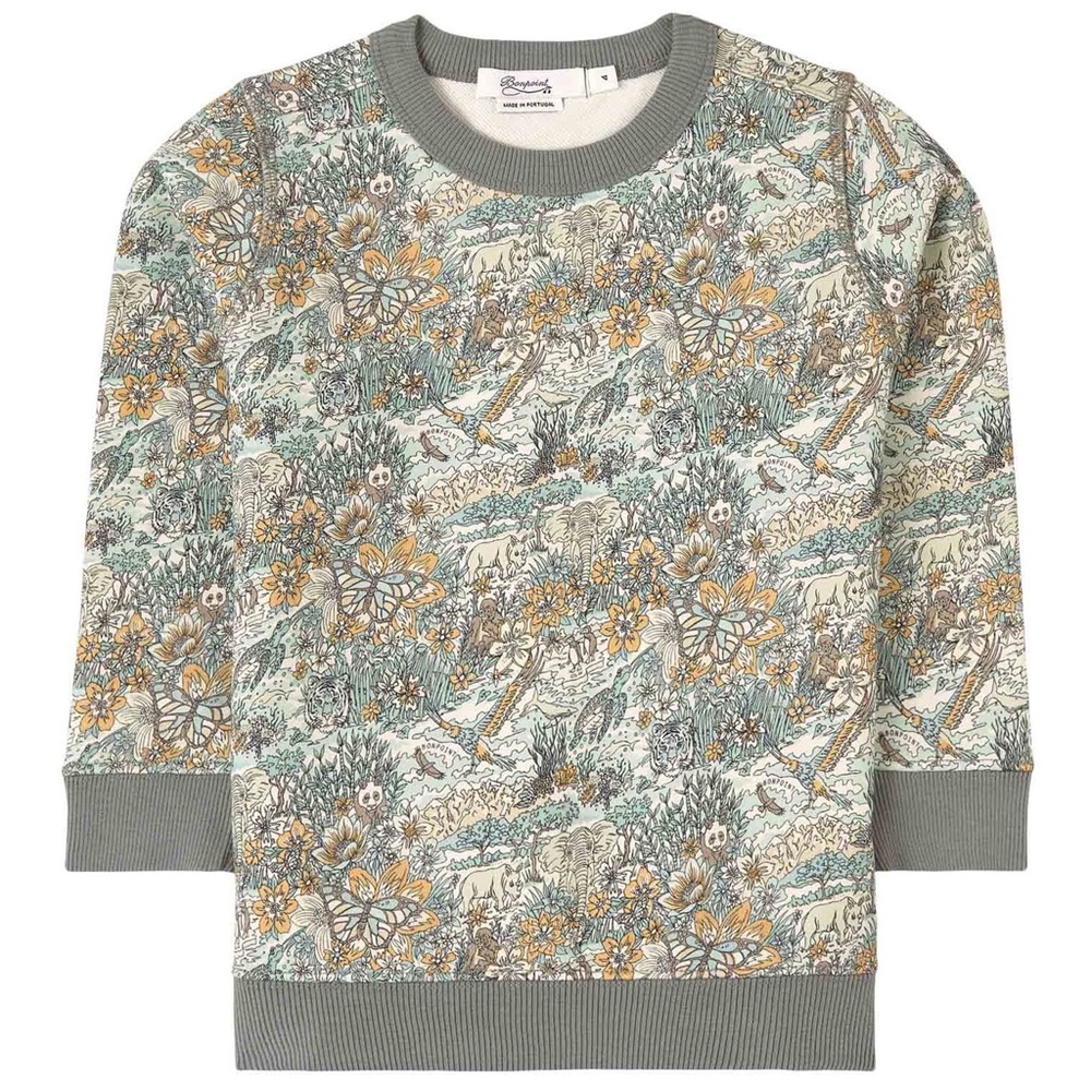 *NWT* bonpoint boy animal sweat shirt size 8A